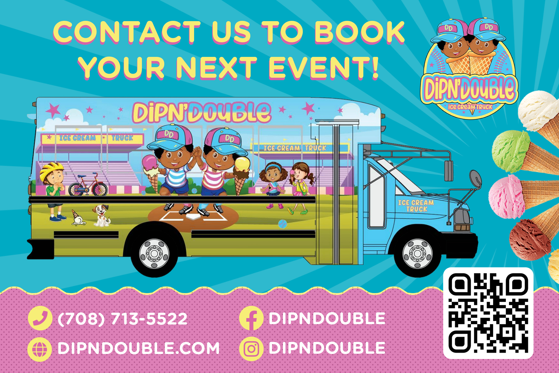 Dip N Double Collaboration Banner